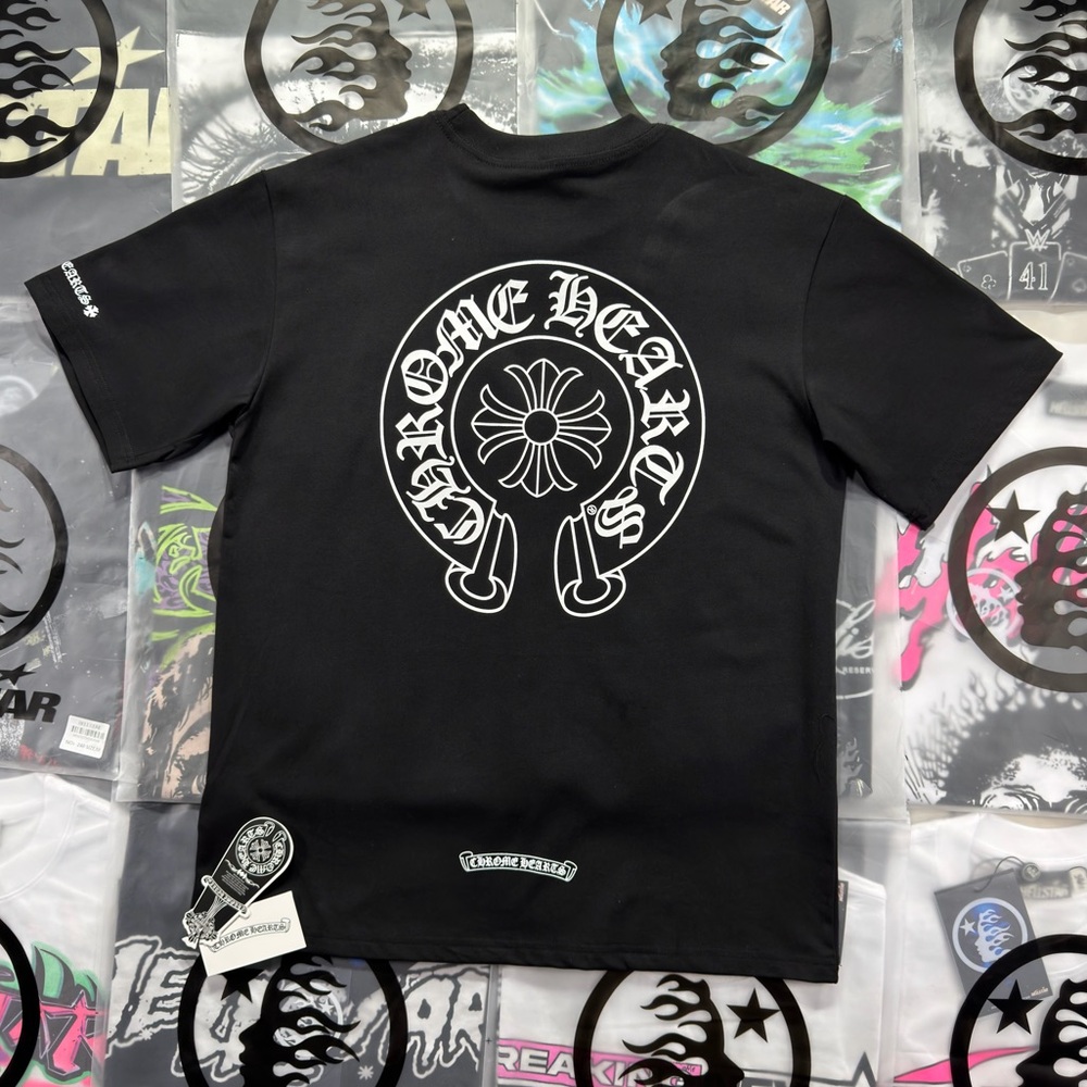 Chrome Hearts Horseshoe Logo Pocket Tee ‘Black’